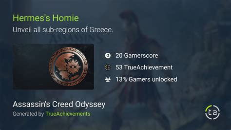 hermes homies 95.53|Hermes's Homie achievement in AC Odyssey.